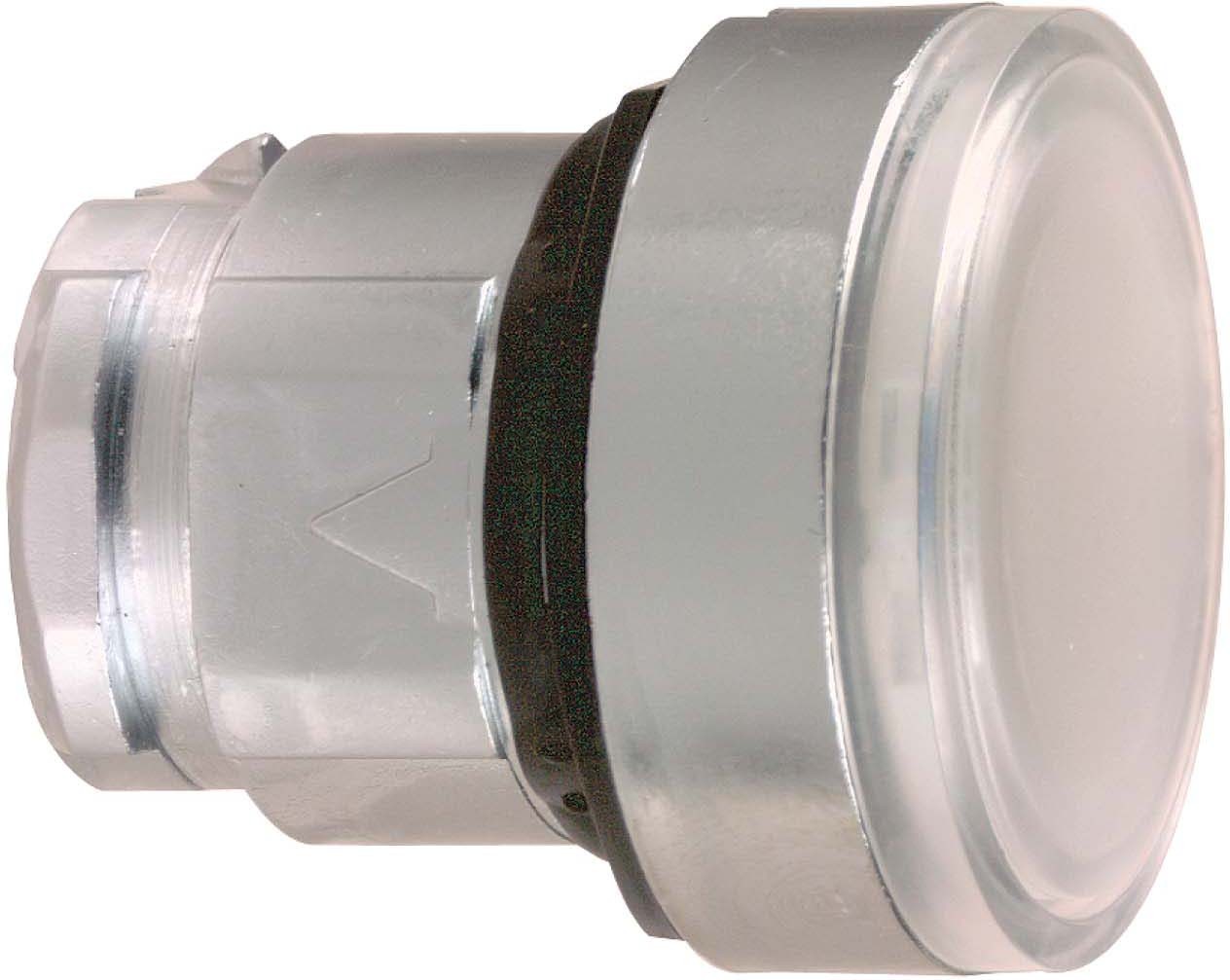 Schneider Electric ZB4BH013 Frontelement für Leuchtdrucktaster ZB4 rastend weiß Ø 22 mm