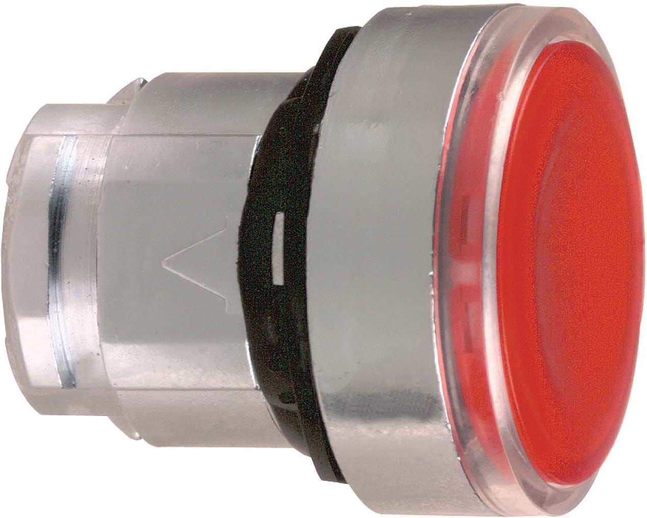 Schneider Electric ZB4BH0483 Frontelement für Leuchtdrucktaster ZB4 rastend rot Ø 22 mm