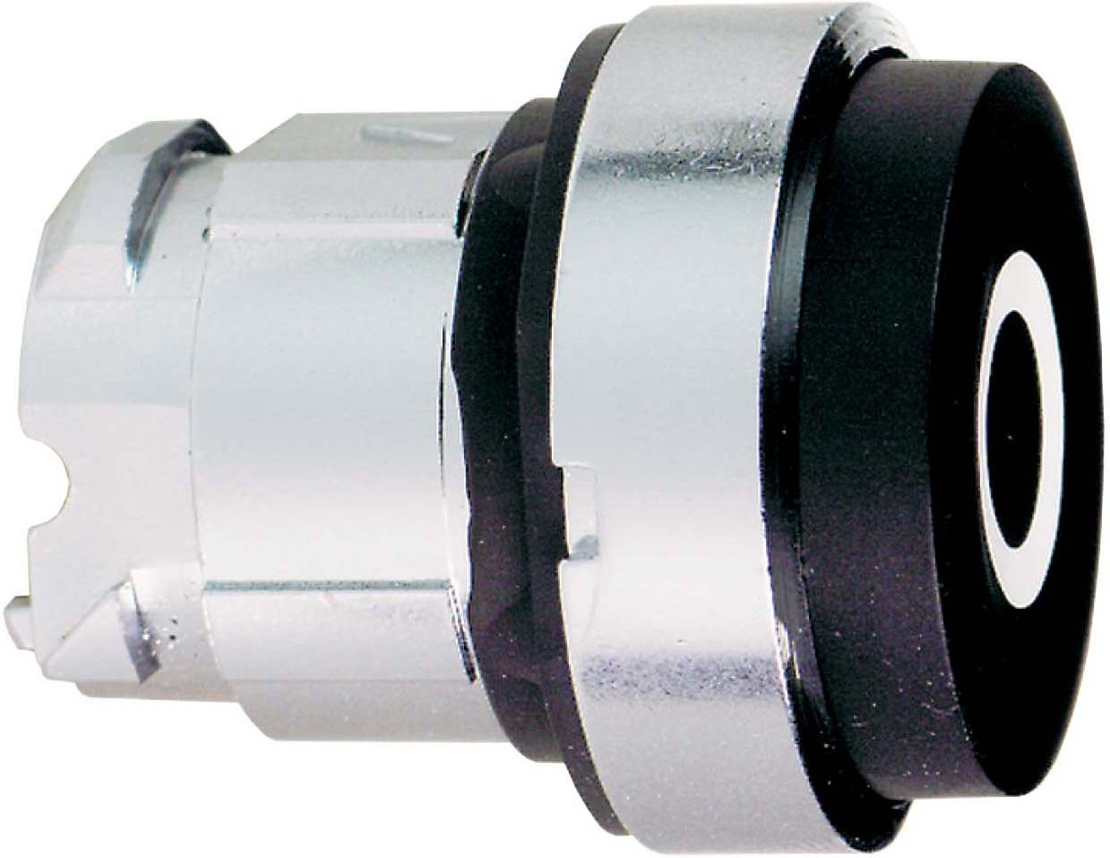 Schneider ZB4BL232 Drucktaster, Frontelement, Harmony XB4, Metall, 22mm, schwarz, vorstehend, beschriftet O, tastend