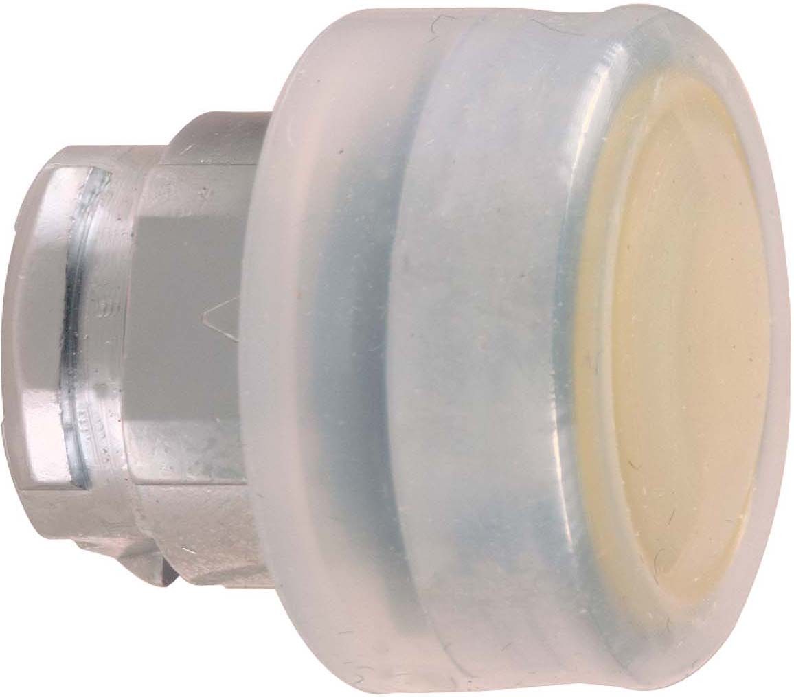 Schneider ZB4BP5 Drucktaster, Frontelement, Harmony XB4, Metall, 22mm, orange, vorstehend, unbeschriftet, tastend, mit Schutzkappe