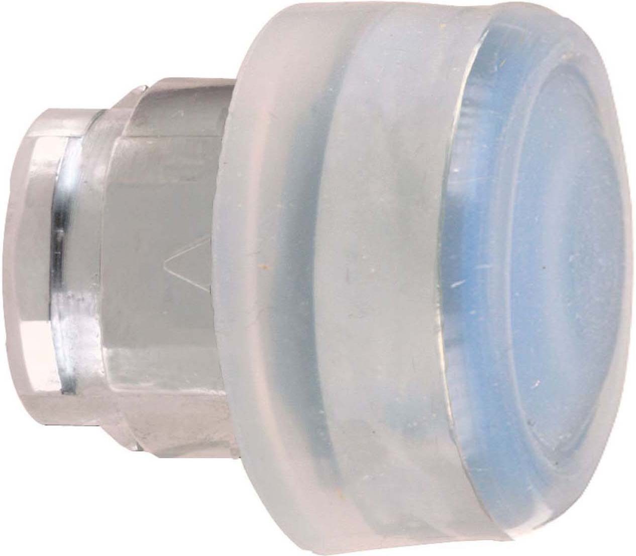 Schneider ZB4BP6 Drucktaster, Frontelement, Harmony XB4, Metall, 22mm, blau, vorstehend, unbeschriftet, tastend, mit Schutzkappe