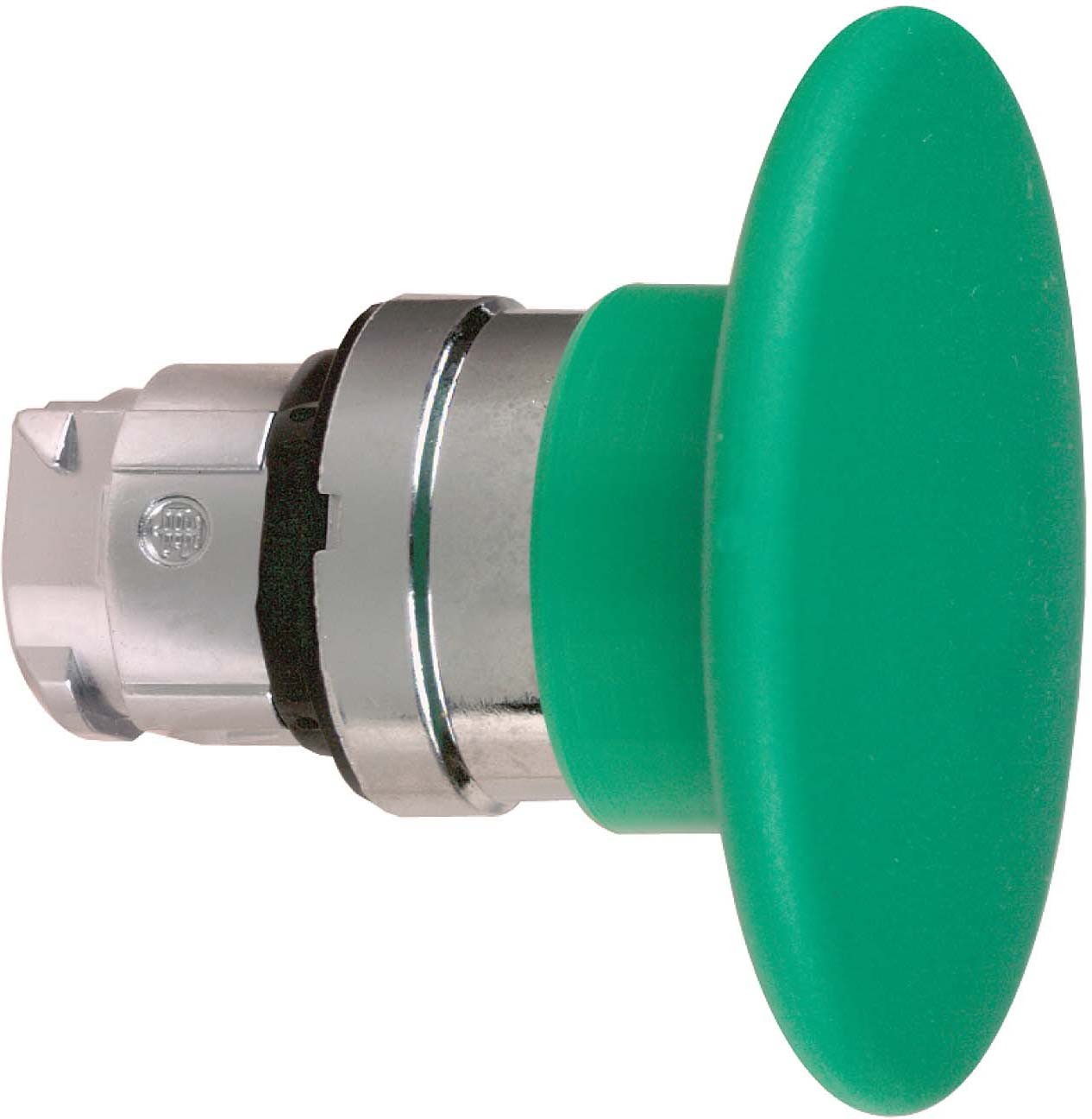 Schneider ZB4BR3 Pilzdrucktaster, Frontelement, Harmony XB4, Metall, 22mm, grün, Pilz 60mm, unbeschriftet, tastend