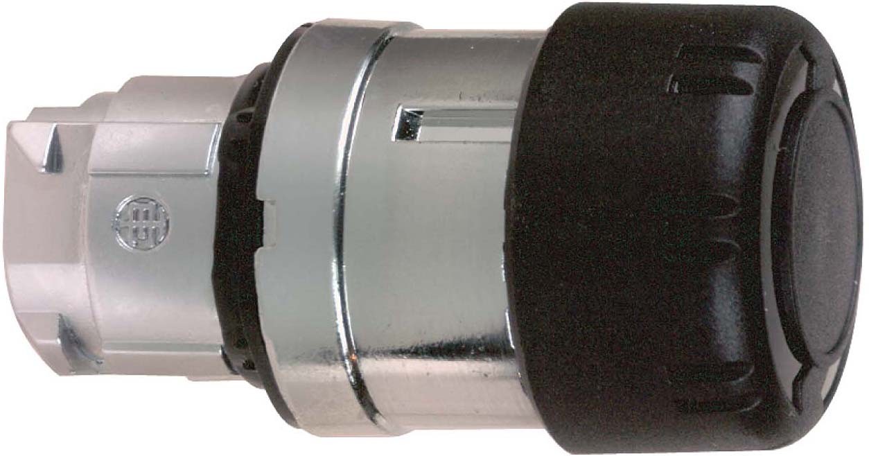 Schneider ZB4BS42 Pilzdrucktaster, Frontelement, Harmony XB4, Metall, 22mm, schwarz, Pilz 30mm, Drehentriegelung