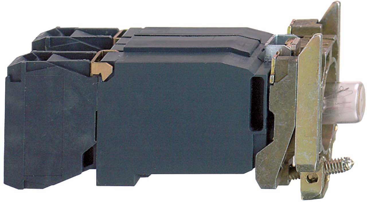 Schneider ZB4BW045 Hilfsschalterblock, Ø 22, Glühlampe BA 9s 1S+1Ö