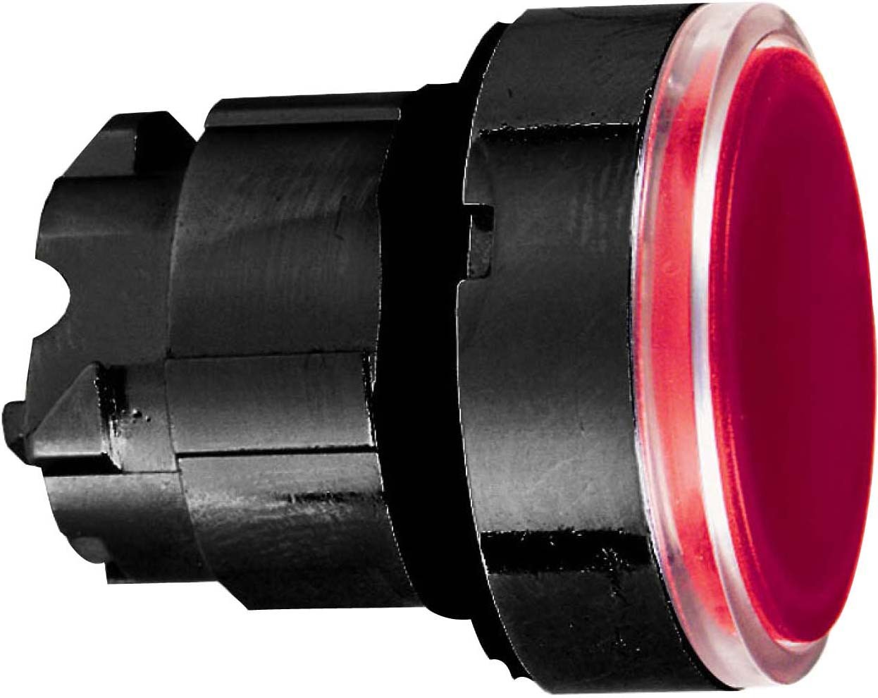Schneider Electric ZB4BW347 Frontelement für Leuchtdrucktaster ZB4 tastend rot Ø 22 mm