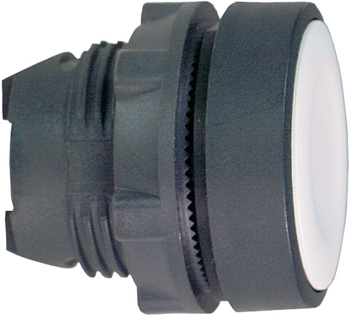Schneider ZB5AA1 Drucktaster, Frontelement, Harmony XB5, Kunststoff, 22mm, weiß, unbeschriftet, tastend