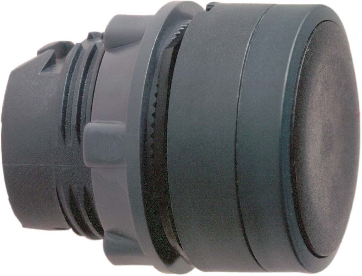 Schneider ZB5AA24 Drucktaster, Frontelement, Harmony XB5, Kunststoff, 22mm, schwarz, unbeschriftet, tastend, hoch