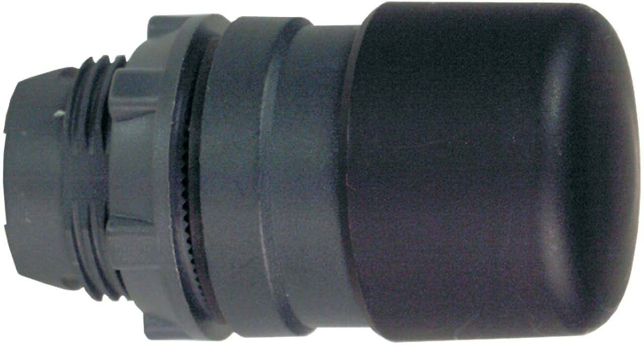 Schneider ZB5AC24 Pilzdrucktaster, Frontelement, Harmony XB5, Kunststoff, 22mm, schwarz, Pilz 30mm, unbeschriftet, tastend