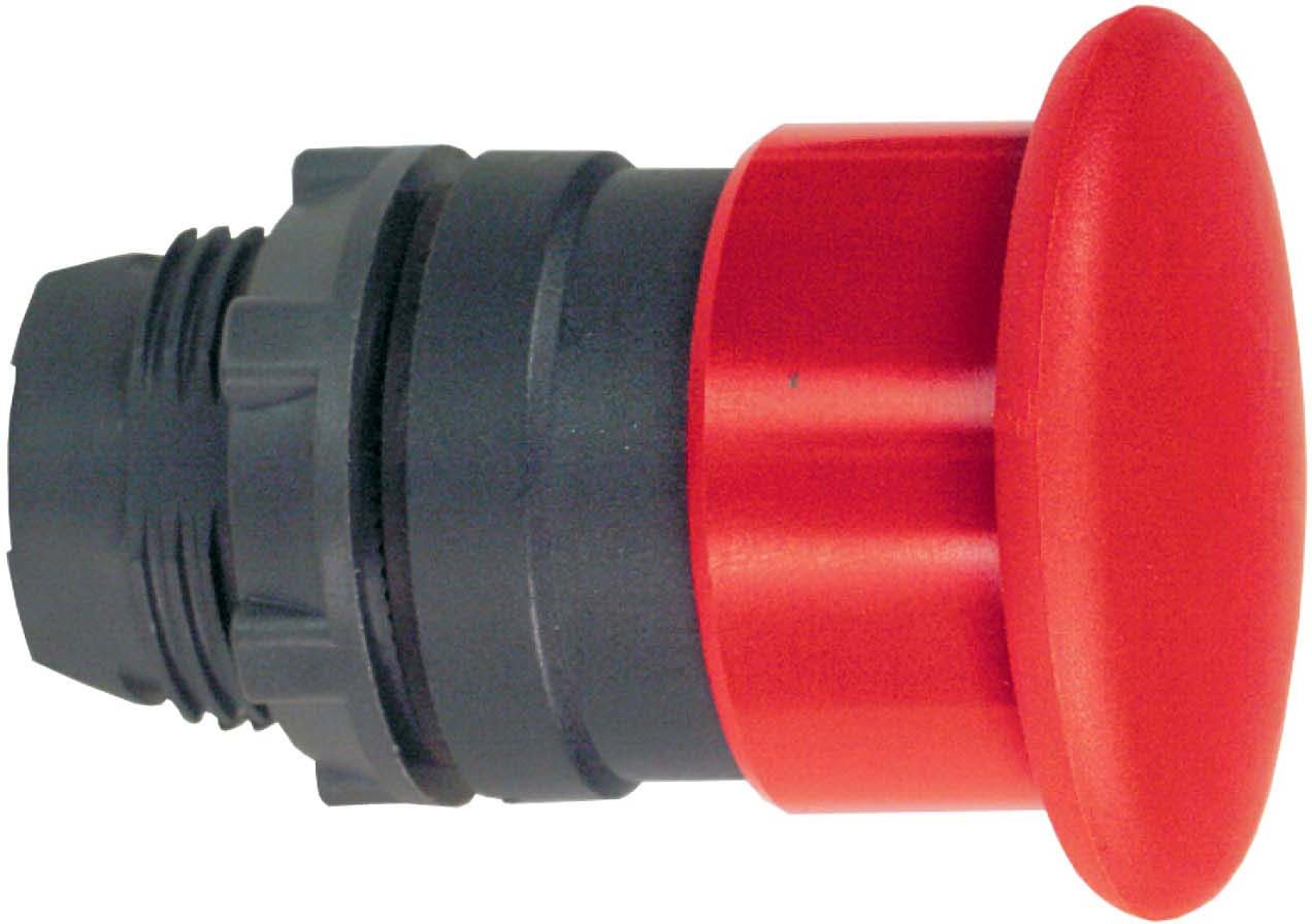 Schneider ZB5AC4 Pilzdrucktaster, Frontelement, Harmony XB5, Kunststoff, 22mm, rot, Pilz 40mm, unbeschriftet, tastend