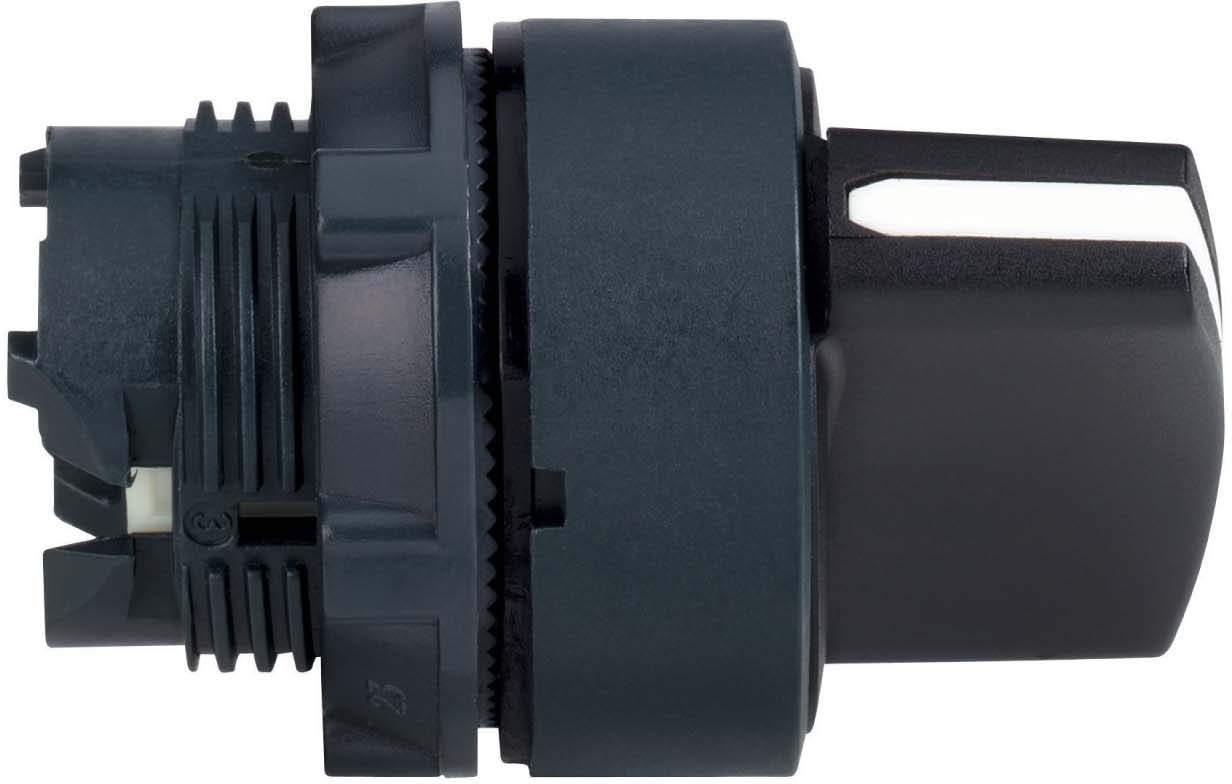 Schneider ZB5AD4 Wahlschalter, Frontelement, Harmony XB5, Kunststoff, 22mm, schwarz, 2 Stellungen, tastend