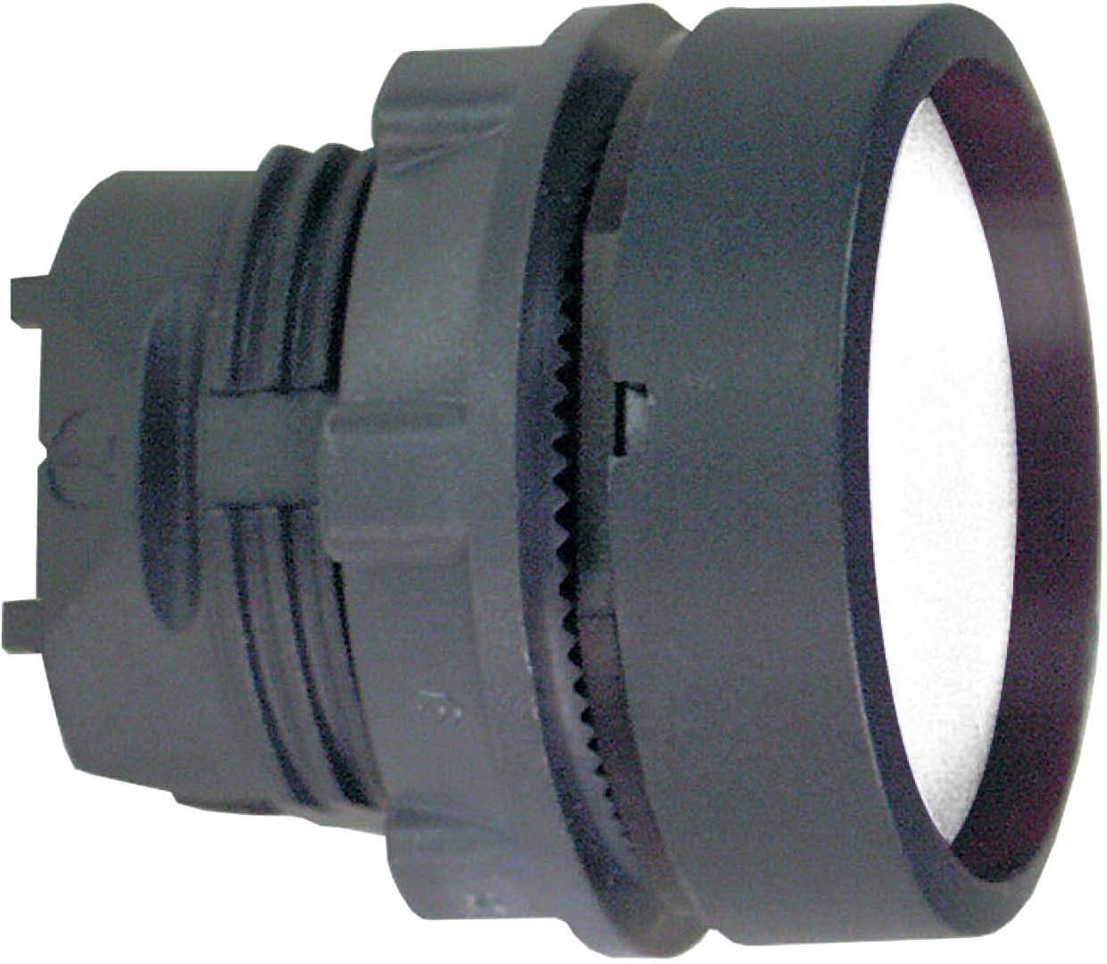 Schneider ZB5AH01 Drucktaster, Frontelement, Harmony XB5, Kunststoff, 22mm, weiß, unbeschriftet, rastend