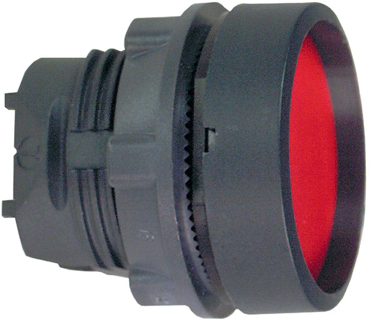 Schneider ZB5AH4 Drucktaster, Frontelement, Harmony XB5, Kunststoff, 22mm, rot, unbeschriftet, vorstehend, rastend