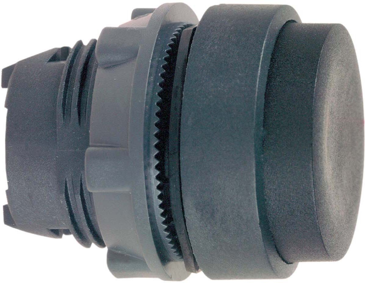 Schneider ZB5AL2 Drucktaster, Frontelement, Harmony XB5, Kunststoff, 22mm, schwarz, vorstehend, unbeschriftet, tastend
