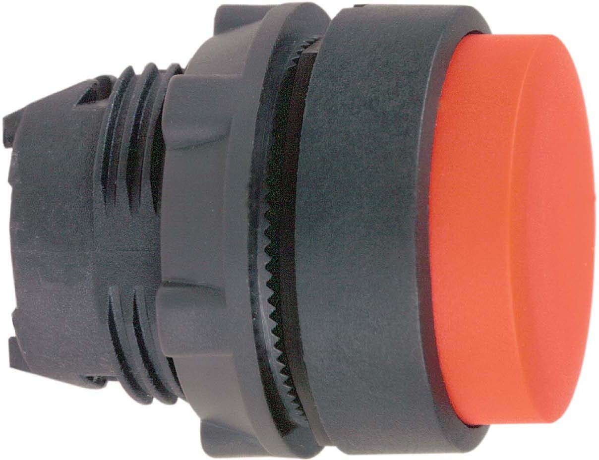 Schneider ZB5AL4 Drucktaster, Frontelement, Harmony XB5, Kunststoff, 22mm, rot, vorstehend, unbeschriftet, tastend