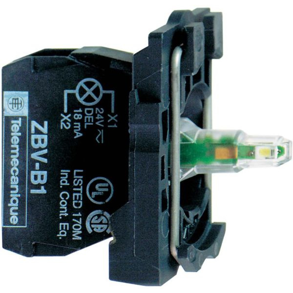Schneider Electric ZB5AVB3 Lampenfassung ZB5 grün Integral LED 24 V