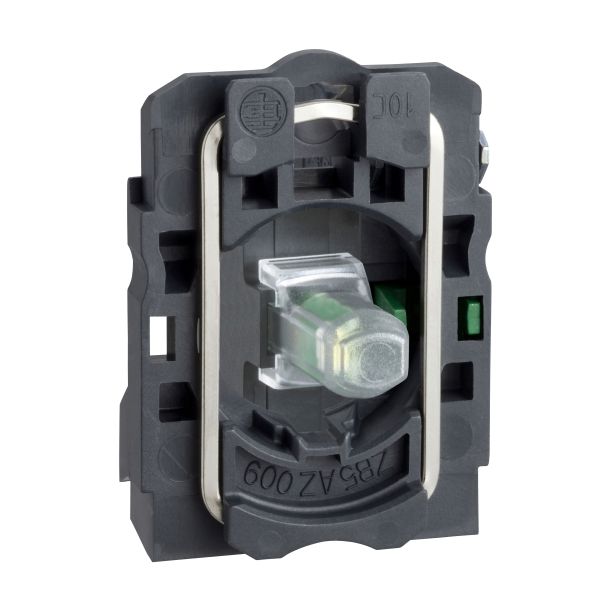 Schneider Electric ZB5AW0B51 Hilfsschalterblock Ø 22 gelb Integral LED 1S