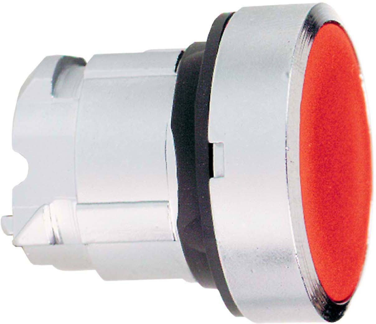 Schneider ZB5AW553 Leuchtdrucktaster, Frontelement, Harmony XB5, Kunststoff, 22mm, orange, für universelle LED, mit Schutzkappe