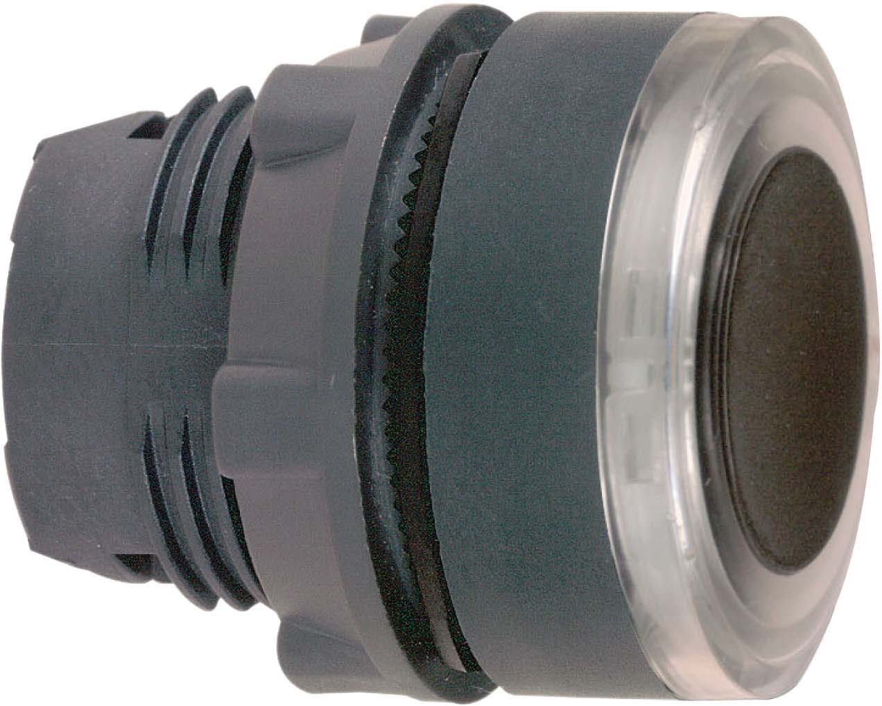 Schneider ZB5AW913 Leuchtdrucktaster, Frontelement, Harmony XB5, Kunststoff, 22m, weiß, für universelle LED, beleuchteter Ring