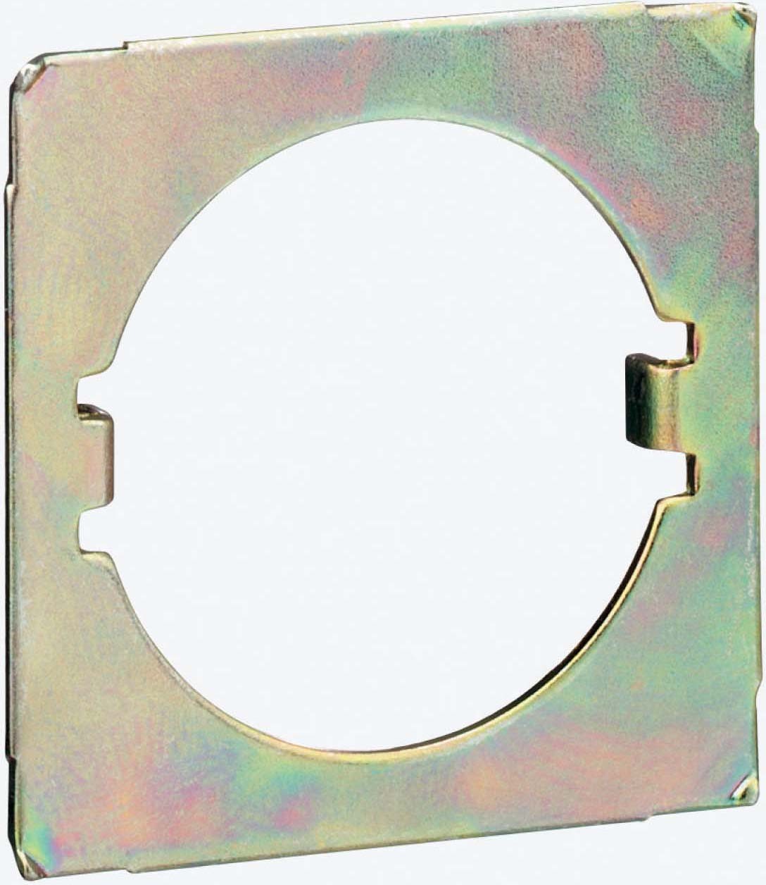 Schneider ZB5AZ902 Verdrehschutzplatte, Harmony XB5, für 22mm Frontelement, Metall