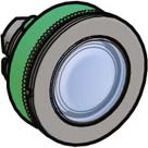 Schneider ZB5FW363 Leuchtdrucktaster, Frontelement, Harmony XB5F, Kunststoff, 30mm, blau, für universelle LED