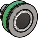 Schneider ZB5FW913 Leuchtdrucktaster, Frontelement, Harmony XB5F, Kunststoff, 30mm, weiß, für universelle LED, beleuchteter Ring