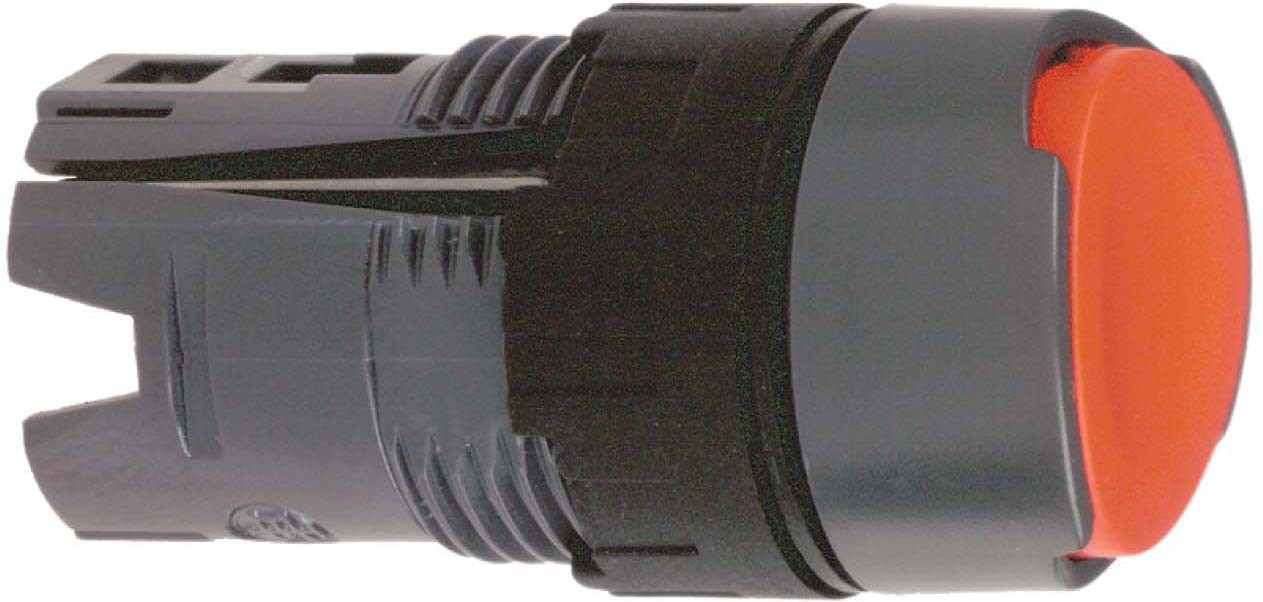 Schneider ZB6AA4 Frontelement für Drucktaster ZB6, tastend, rot, Ø 16 mm