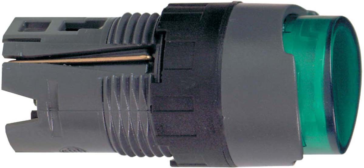 Schneider ZB6AE3 Frontelement für Leuchtdrucktaster ZB6, tastend, grün, Ø 16 mm