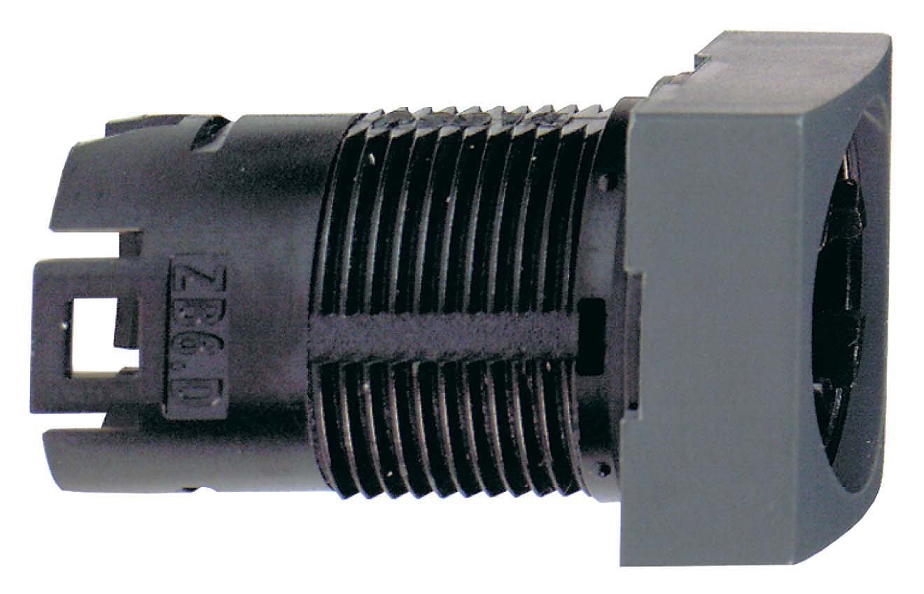 Schneider ZB6CD02 Frontelement für Wahlschalter ZB6, schwarz, 2 Positionen