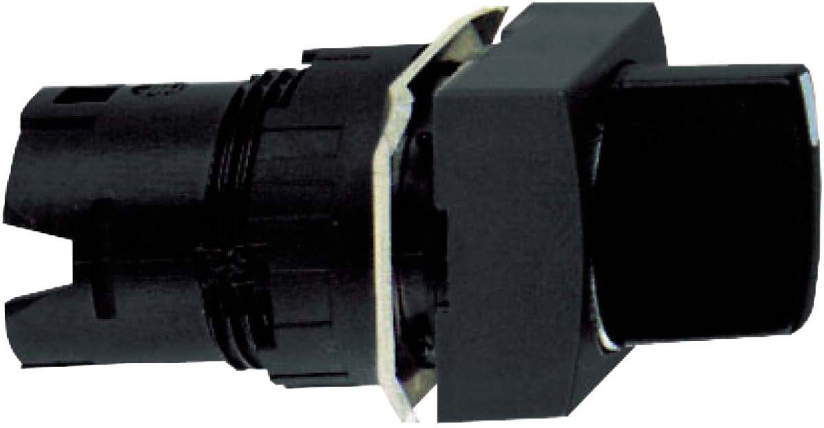 Schneider ZB6CD22 Frontelement für Wahlschalter ZB6, schwarz, 2 Positionen