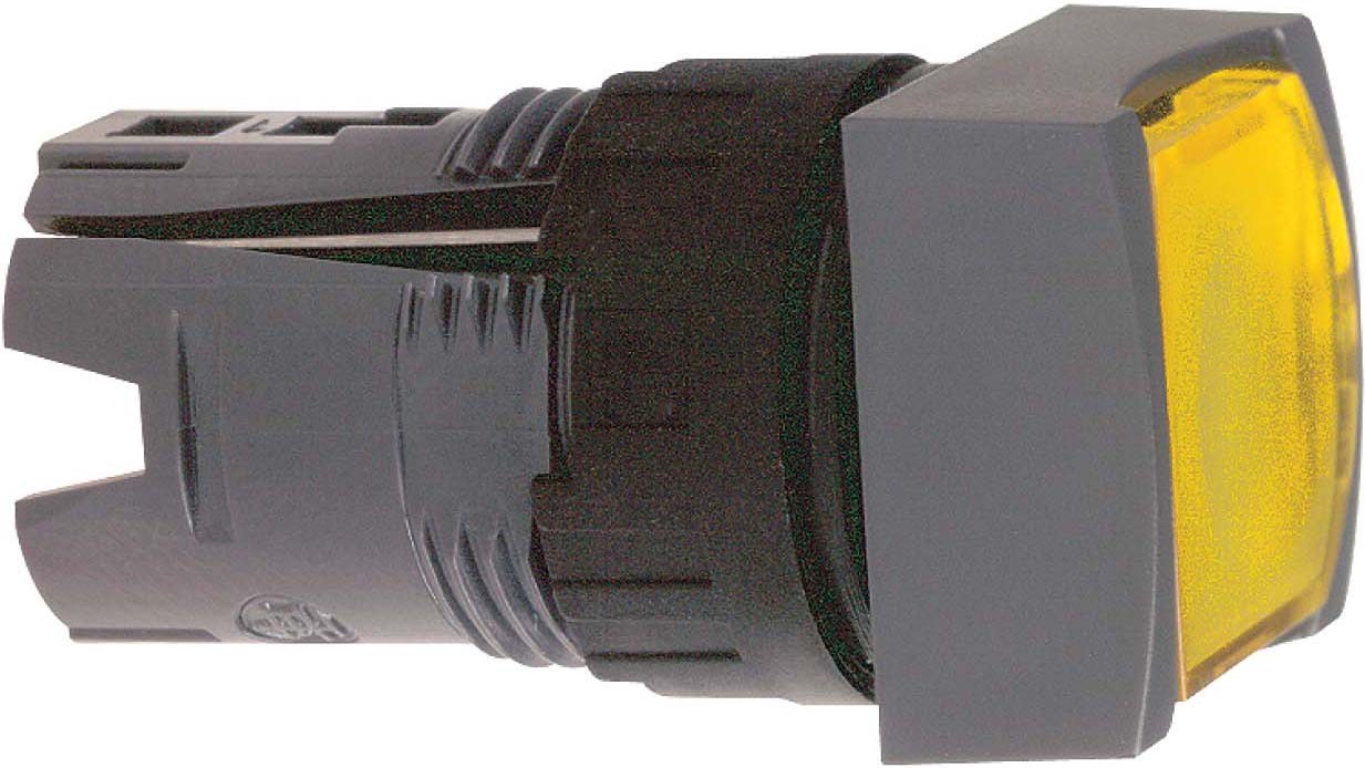 Schneider Electric ZB6CF5 Frontelement für Leuchtdrucktaster ZB6 rastend gelb Ø 16 mm