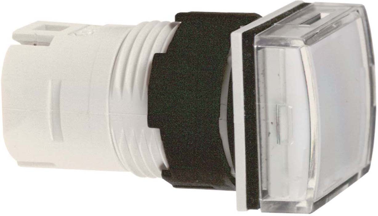 Schneider ZB6CV1 Leuchtmelder, Ø 16, quadratisch, Kalotte, weiß