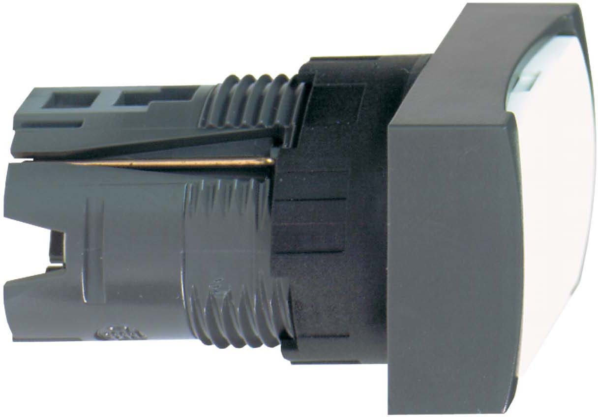 Schneider ZB6DA1 Frontelement für Drucktaster ZB6, tastend, weiß, Ø 16 mm