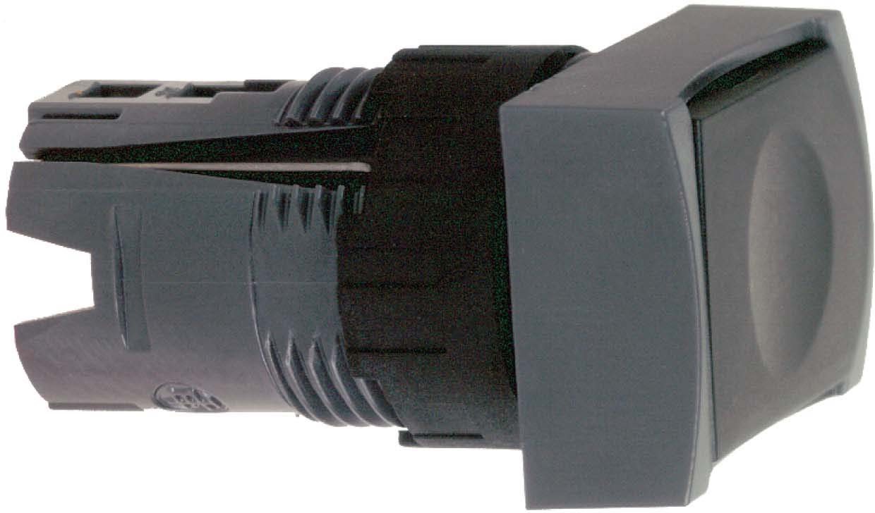 Schneider ZB6DA2 Frontelement für Drucktaster ZB6, tastend, schwarz, Ø 16 mm