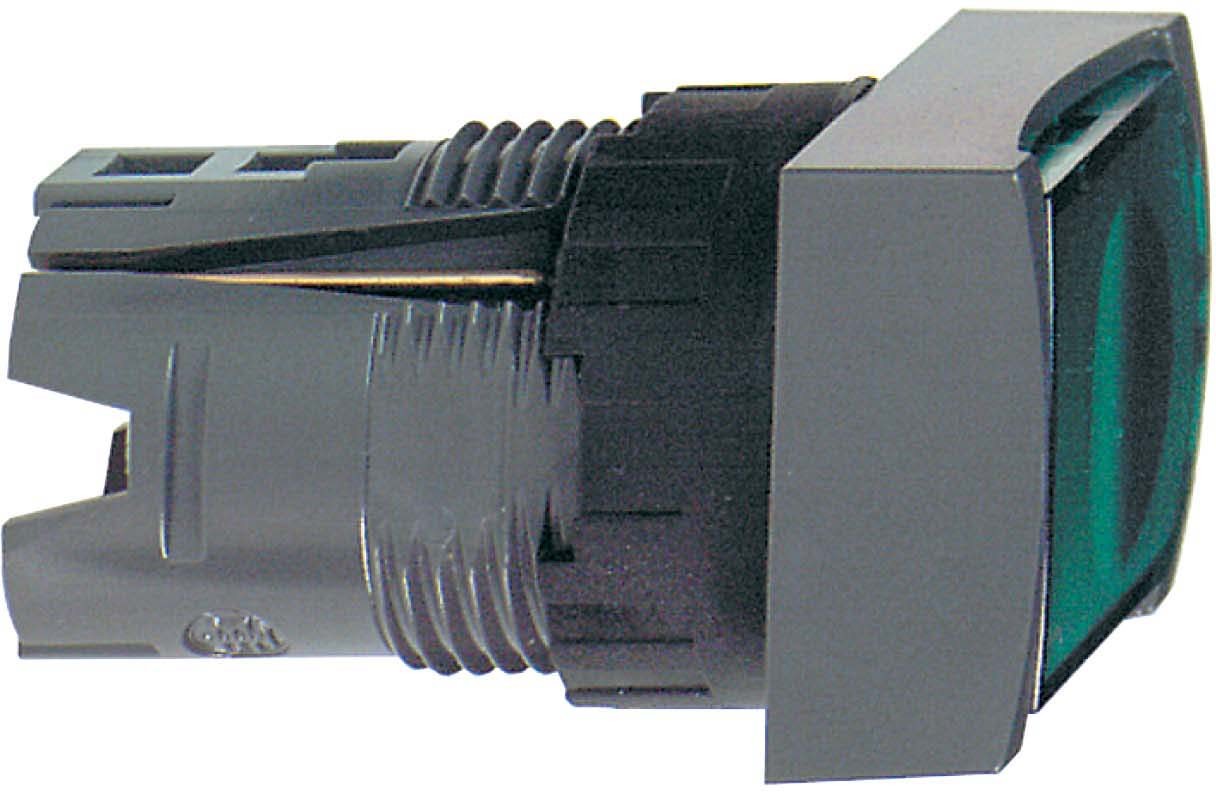 Schneider ZB6DW3 Frontelement für Leuchtdrucktaster ZB6, tastend, grün, Ø 16 mm
