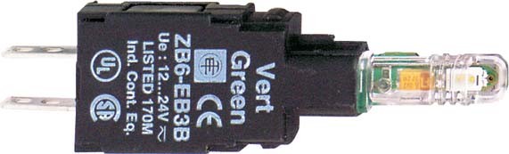 Schneider ZB6EM1B Lampenfassung, ZB6, weiß Integral LED, 230-240V