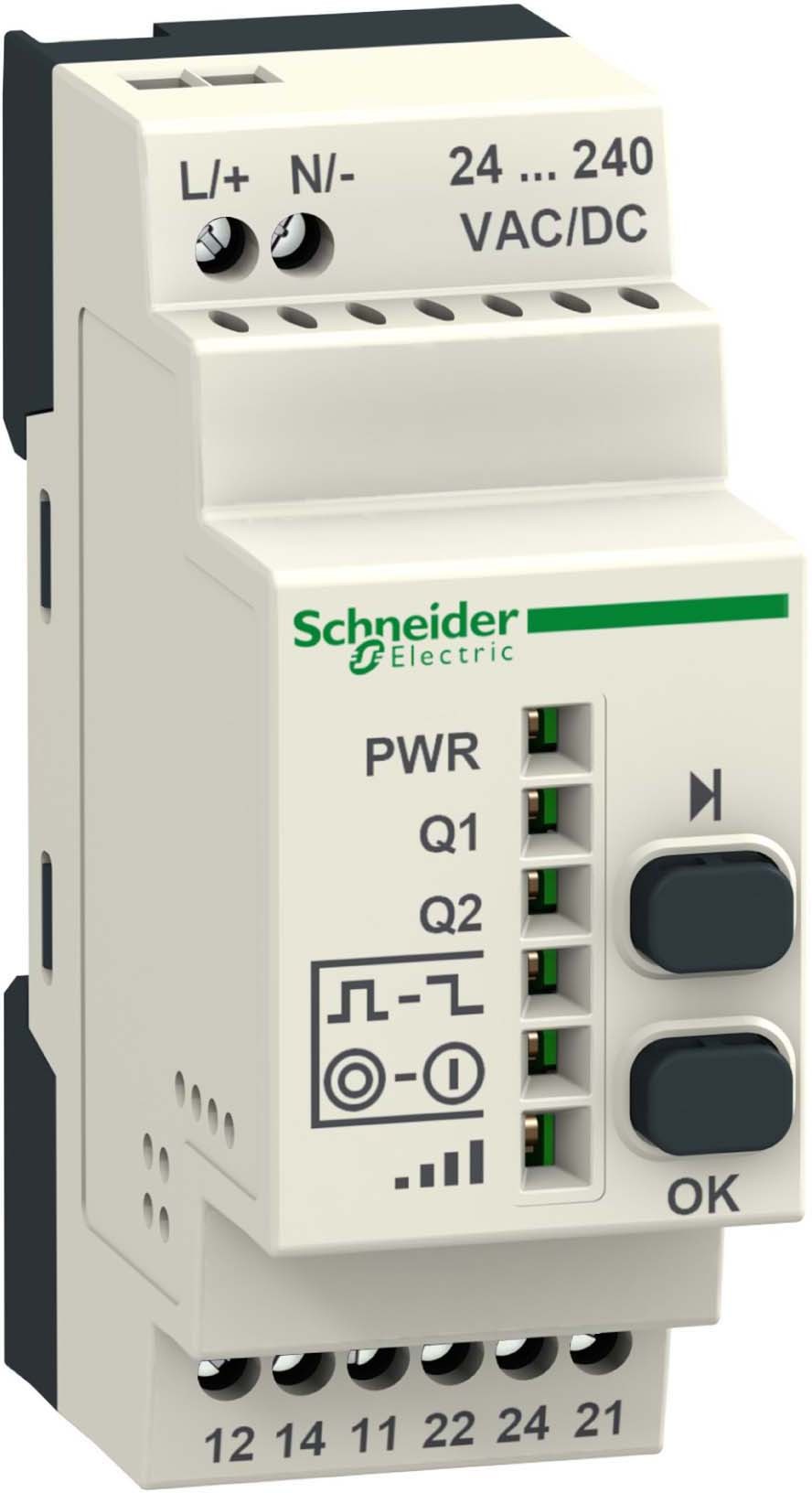 Schneider ZBRRA Empfänger, Harmony XB5R, programmierbar, 2 Relais Ausgänge, 24-240V ACDC, monostabil, bistabil, Start/Stop