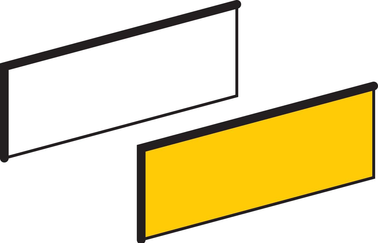 Schneider ZBY0102 Leerschild 8x27mm, f. Schildträger 30x40mm, weiß+gelb, neutral
