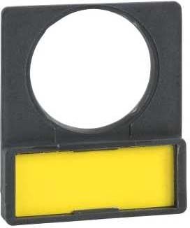 Schneider ZBY2101 Schildträger 30x40mm m. Leerschild z. Gravieren, für Ø 22 Geräte