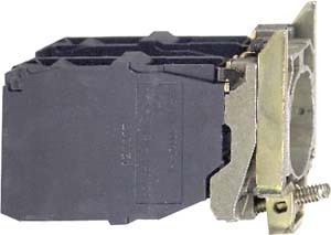 Schneider ZD4PA203 Hilfsschalterblock mit Befestigungsflansch, Harmony XB4, Metall, 22mm, für Joysticks mit 4 Richtungen, 1S pro Richtung, Schraubklemme