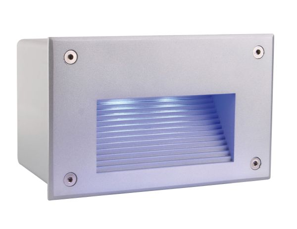 Deko-Light 100238 Wandeinbauleuchte, Side III, 3,5 W, RGB, Silber, Spannungskonstant, 24 V/DC, IP