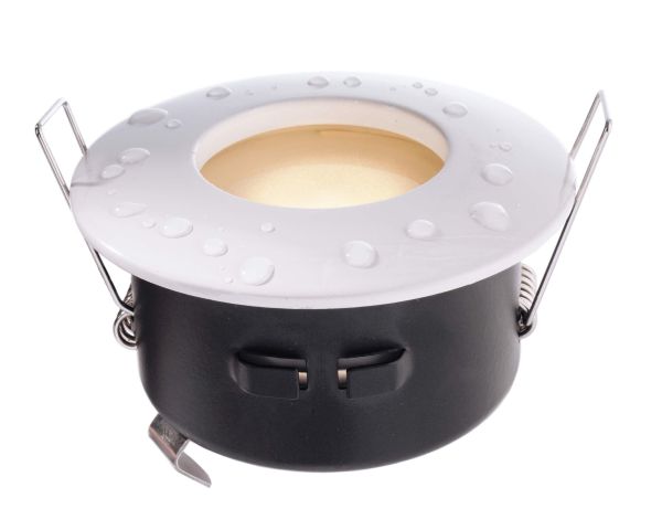 Deko-Light 110000 Einbaustrahler, Damp Rund, 1x max 35 W MR16, Weiß, Spannungskonstant, 12 V/AC/DC