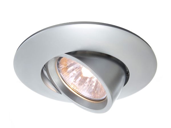 Deko-Light 126074 Einbaustrahler, Swing Rund, Tilt, 1x max 50 W MR16, Aluminium, Spannungskonstant