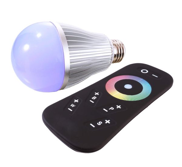 Deko-Light 180136 Leuchtmittel LED E27 RF RGBW mit Fernbedienung