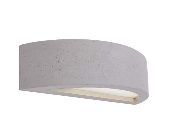 Deko-Light 341178 Wandaufbauleuchte, Sarin, 1x max. 25 W E14, Grau, 220-240 V/AC, 50 / 60 Hz, IP 2