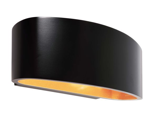 Deko-Light 341190 Wandaufbauleuchte, Arietis, 1x max. 42 W G9, Schwarz, 220-240 V/AC, 50 / 60 Hz,