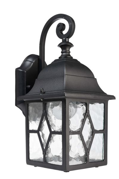 Deko-Light 341245 Wandaufbauleuchte, Sargas, 1x max. 60 W E27, Schwarz, 220-240 V/AC, 50 / 60 Hz,