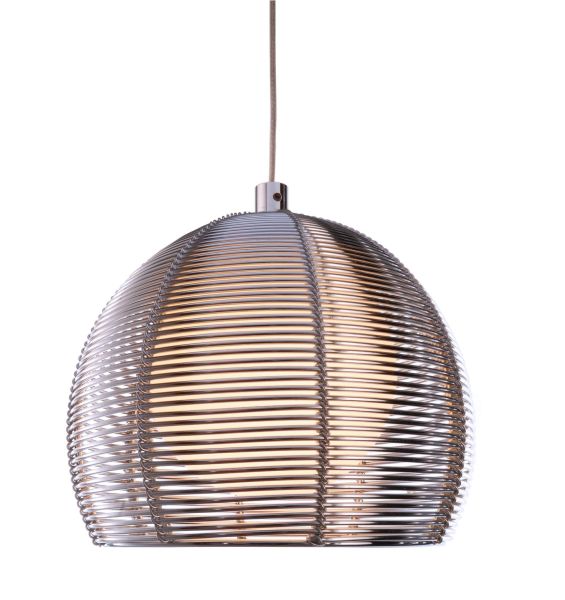 Deko-Light 342029 Pendelleuchte, Filo Ball 160 mm, 1x max. 40 W G9, Silber, 220-240 V/AC, 50 / 60
