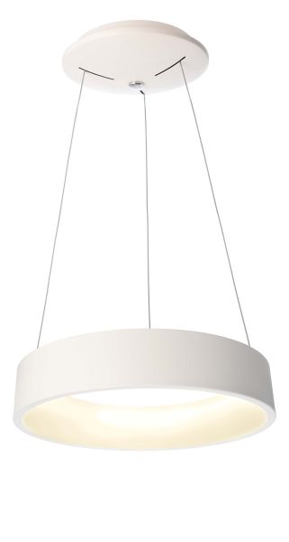 Deko-Light 342122 Pendelleuchte, Sculptoris 450 mm, 27 W, DIM, 3000 K, Weiß, 220-240 V/AC, 50 / 60
