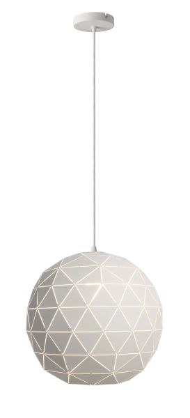 Deko-Light 342131 Pendelleuchte, Asterope Rund 500 mm, 1x max. 40 W E27, Weiß, 220-240 V/AC, 50 /