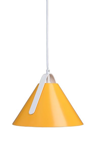 Deko-Light 342174 Pendelleuchte, Diversity, 1x max. 40 W E27, Gelb, 220-240 V/AC, 50 / 60 Hz, IP 2